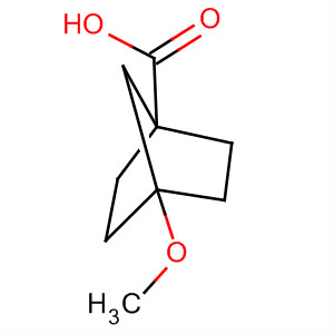 Structure of Bicyclo[2.2.1]heptane-1-carboxylic acid, 4-methoxy-