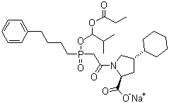 Structure of Fosinopril sodium