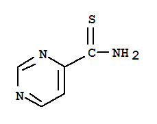4-Pyrimidinecarbothioamide结构式