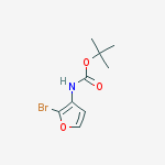 Structure of tert-butyl 2-bromofuran-3-ylcarbamate