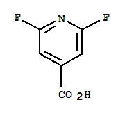 Structure of 2,6-Difluoro-4-pyridinecarboxylic acid