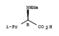 N-甲基-D-缬氨酸结构式
