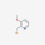 2-(Bromomethyl)-3-methoxypyridine结构式