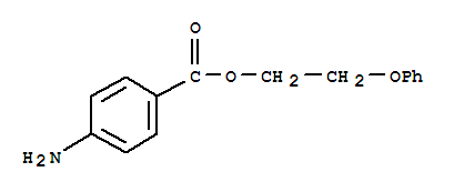 Structure of 4-Aminobenzoicacid2-phenoxyethylester