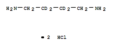 Structure of 1,4-BUTANE-2,2,3,3-D4-DIAMINE 2HCL