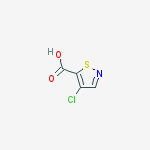 Structure of 4-CHLORO-5-ISOTHIAZOLE CARBOXYLIC ACID