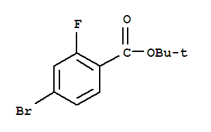 Structure of tert-Butyl 2-bromo-4-fluorobenzoate