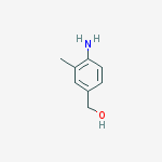 Structure of Benzenemethanol, 4-amino-3-methyl-