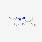 Structure of 6-methylpyrazolo[1,5-a]pyrimidine-2-carboxylic acid(SALTDATA: FREE)