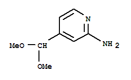 Structure of 4-Dimethoxymethyl-pyridin-2-ylamine