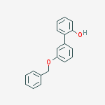 Structure of 3'-(BENZYLOXY)[1,1'-BIPHENYL]-2-OL