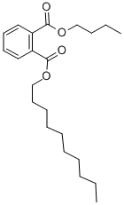 Structure of BUTYL-N-DECYL PHTHALATE