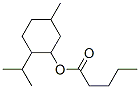 Structure of rel-3-Methylbutanoic acid (1S*)-2β*-isopropyl-5α*-methylcyclohexane-1α*-yl ester