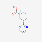 Structure of 1-Pyrimidin-2-yl-piperidine-3-carboxylic acid