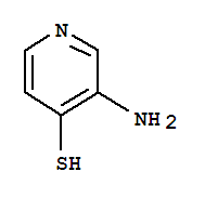 Structure of 4-Pyridinethiol,3-amino-