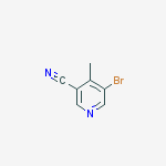 Structure of 5-bromo-3-cyano-4-methylpyridine