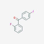 Structure of 2-FLUORO-4-IODOBENZOPHENONE