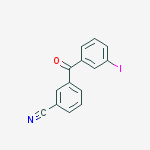 3-CYANO-3-IODOBENZOPHENONE结构式