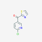 Structure of (6-CHLORO-PYRIDIN-3-YL)-THIAZOL-2-YL-METHANONE