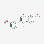 Structure of 4H-1-Benzopyran-4-one, 7-hydroxy-3-(3-hydroxyphenyl)-