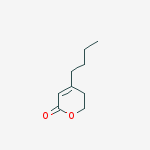 2H-Pyran-2-one, 4-butyl-5,6-dihydro-结构式