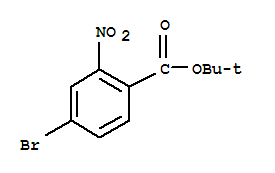 Structure of tert-Butyl 4-bromo-2-nitrobenzoate