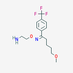 Structure of 1-Pentanone, 5-methoxy-1-[4-(trifluoromethyl)phenyl]-,O-(2-aminoethyl)oxime, (Z)-