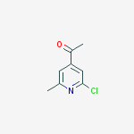 1-(2-chloro-6-methylpyridin-4-yl)ethanone结构式