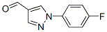 Structure of 1-(4-Fluoro-phenyl)-1H-pyrazole-4-carbaldehyde