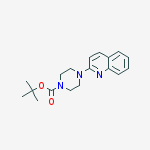 Structure of TERT-BUTYL 4-(QUINOLIN-2-YL)PIPERAZINE-1-CARBOXYLATE