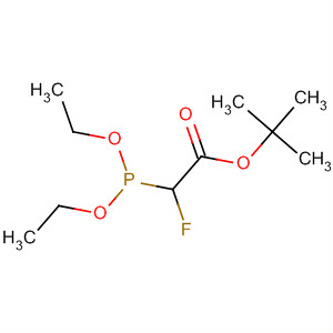 Acetic acid, (diethoxyphosphinyl)fluoro-, 1,1-dimethylethyl ester结构式