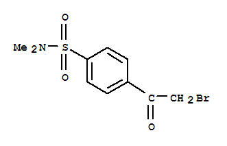 Structure of 4-(2-Bromoacetyl)-N,N-dimethylbenzenesulfonamide