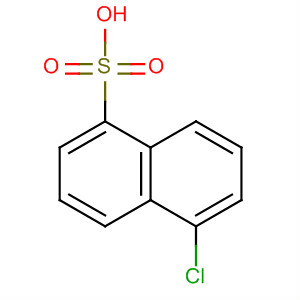 Structure of 1-Naphthalenesulfonic acid, 5-chloro-