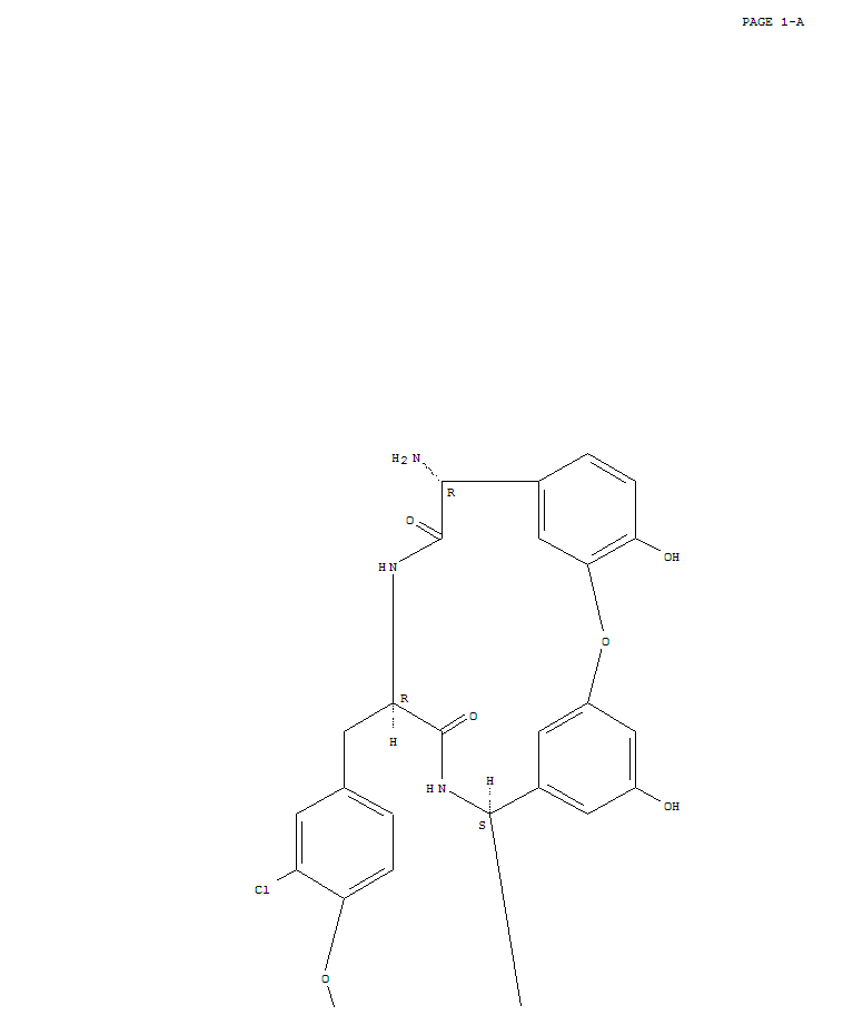 Structure of teicoplanin aglycone