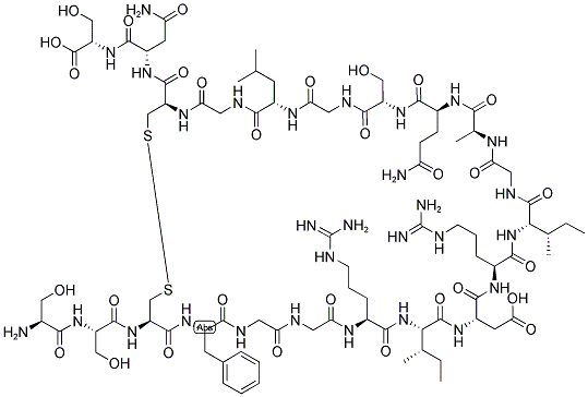 ATRIOPEPTIN I (RAT)结构式