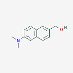 (6-(Dimethylamino)naphthalen-2-yl)methanol结构式