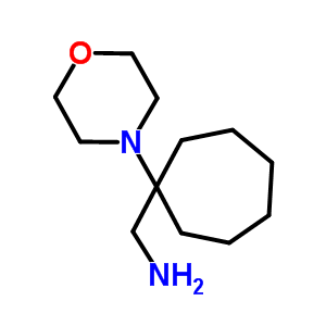 Structure of 1-(1-MORPHOLIN-4-YLCYCLOHEPTYL)METHANAMINE