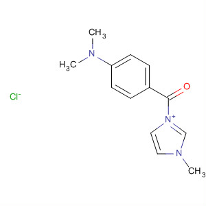 1H-Imidazolium, 1-[4-(dimethylamino)benzoyl]-3-methyl-, chloride结构式