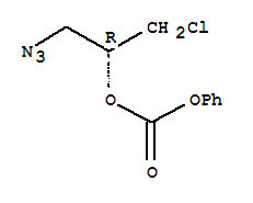 Structure of 2-Azido-1-(chloromethyl)ethyl Carbonic Acid Phenyl Ester