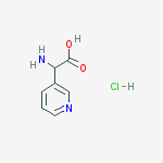 2-氨基-2-(3-吡啶基)乙酸盐酸盐结构式