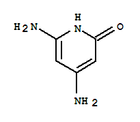 Structure of 2(1H)-Pyridinone,4,6-diamino-