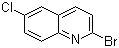 Structure of 2-Bromo-6-chloroquinoline