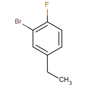 Benzene, 2-bromo-4-ethyl-1-fluoro-结构式