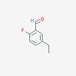 Chemical structure of 5-Ethyl-2-fluorobenzaldehyde