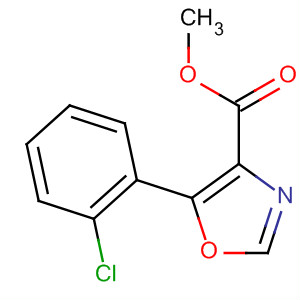 Structure of 5-(2-Chloro-phenyl)-oxazole-4-carboxylic acid Methyl ester