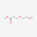 Chemical structure of 3-(2-Hydroxyethoxy)propanoic acid