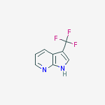 Structure of 3-(trifluoromethyl)-1H-pyrrolo[2,3-b]pyridine