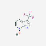 3-(trifluoromethyl)-1h-pyrrolo[2,3-b]pyridine 7-oxide结构式