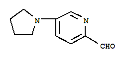 Structure of 5-Pyrrolidin-1-ylpyridine-2-carbaldehyde