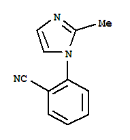Structure of 2-(2-Methyl-1H-imidazol-1-yl)benzonitrile